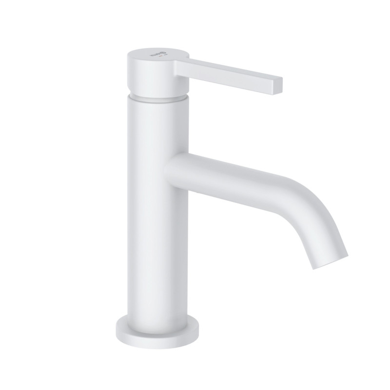 Змішувач для раковини Kludi Nova Fonte із донним клапаном білий матовий 202665315