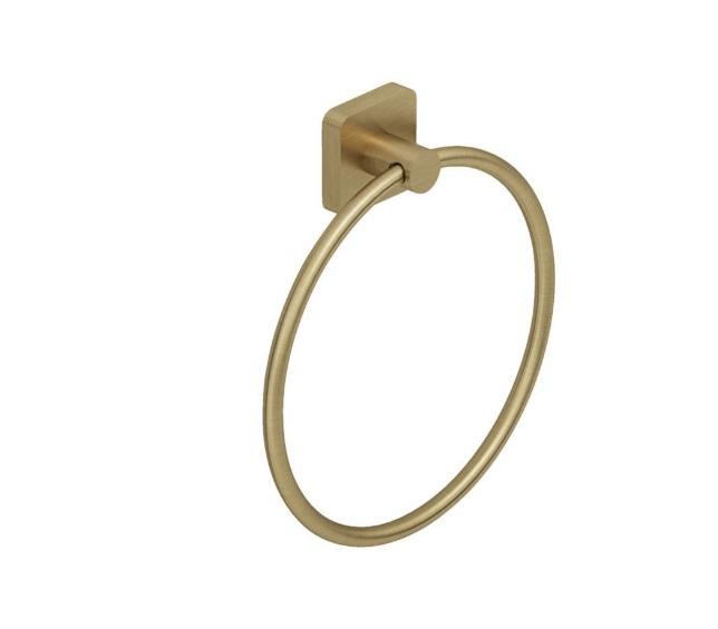 Тримач-кільце для рушників Kludi Vela S золото брашоване PVD 25978N0