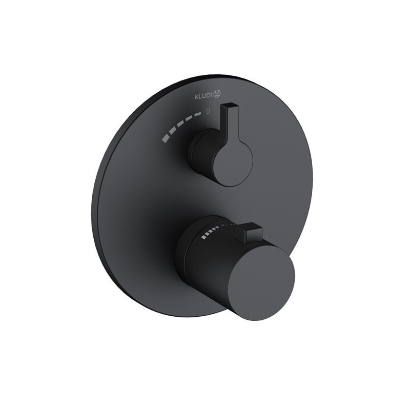 Термостат для душа Kludi Nova Fonte встраиваемый черный матовый 208853915