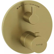 Термостат для душа Kludi Nova Fonte встраиваемый брашированное золото PVD 20810N015