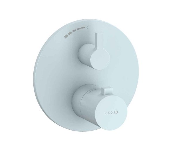Термостат для душу Kludi Nova Fonte вбудований блакитний матовий 20885O415