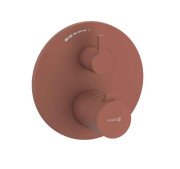 Термостат для душу Kludi Nova Fonte вбудований кораловий матовий 20885O515