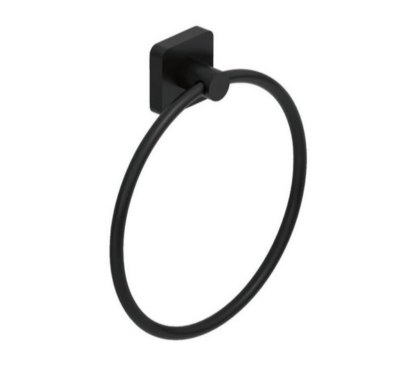 Держатель-кольцо для полотенец Kludi Vela S черный матовый 2597839
