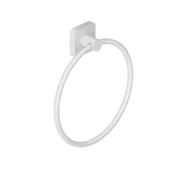 Держатель-кольцо для полотенец Kludi Vela S белый матовый 2597853
