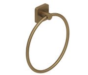 Держатель-кольцо для полотенец Kludi Vela S брашированная бронза PVD 25978N1