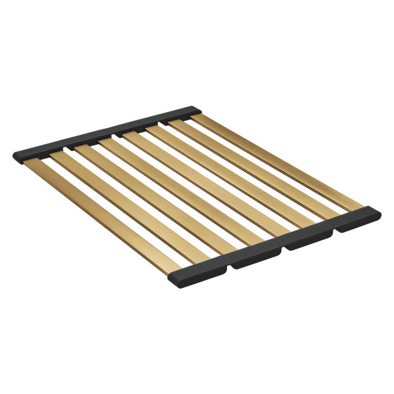 Полиця-решітка для посуду Grohe складана 348х490 мм холодний світанок матовий 40854GN0