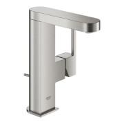 Смеситель для раковины Grohe Plus M-Size с донным клапаном суперсталь 23871DC3
