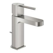 Смеситель для раковины Grohe Plus S-Size с донным клапаном суперсталь 32612DC3