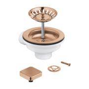 Зливний комплект для кухонної мийки Grohe на 1 чашу теплий захід сонця матовий 40400DL0