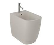 Биде напольное Kludi Resa S 36х55 см керамика серо-бежевый матовый 27BIB01O2