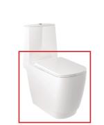 Чаша унитаза-компакта Kludi Resa S 38х68 см керамика белый 27WCB0243