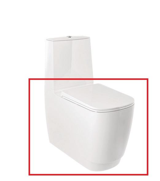 Чаша унитаза-компакта Kludi Resa S 34,5х62 см керамика белый 27WCB0143