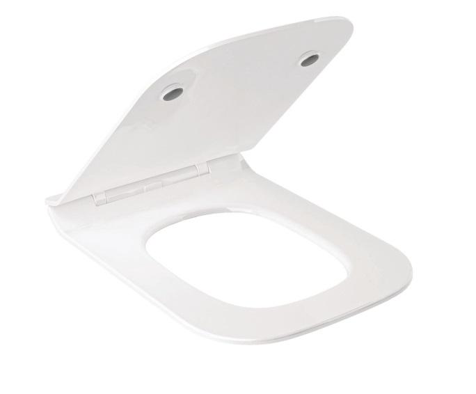 Сидіння з кришкою для унітазу Kludi Resa C Soft-Close білий дюропласт 28WCS43