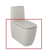 Чаша унитаза-компакта Kludi Resa S 34,5х62 см керамика серо-бежевый матовый 27WCB01O2