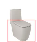 Чаша унитаза-компакта Kludi Resa S 38х68 см керамика серо-бежевый матовый 27WCB02O2