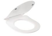 Сиденье с крышкой для унитаза Kludi Resa R Soft-Close дюропласт белый 23WCS43