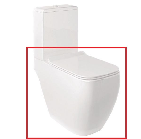 Чаша унитаза-компакта Kludi Resa C 34,5х66 см керамика белый 28WCB0643