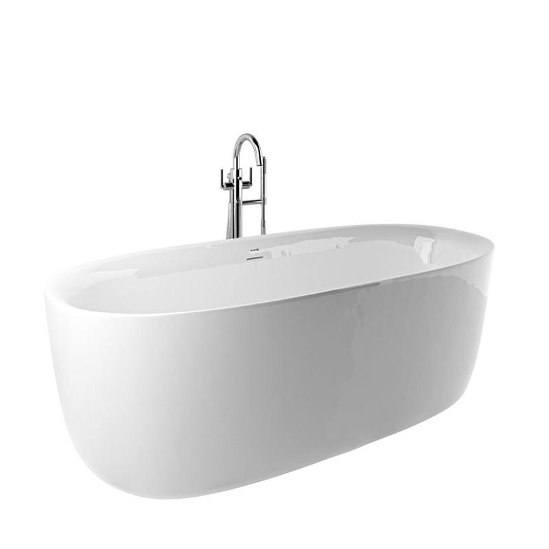 Ванна акриловая Kludi Elin O 180x80 см отдельно стоящая белый 52BF0143