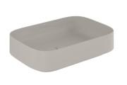 Раковина для ванної кімнати Kludi Resa S 60х40 см кераміка сіро-бежевий матовий 58CW40O2