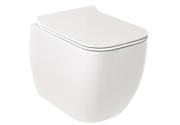 Унитаз подвесной Kludi Resa C 34х52,5 см с сиденьем керамика белый 28WCSET43