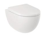 Унитаз подвесной Kludi Resa D 36,5х52 см с сиденьем керамика белый 24WCSET43