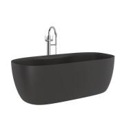 Ванна зі штучного каменю Kludi Resa S 170x80 см чорний матовий 53BF0339