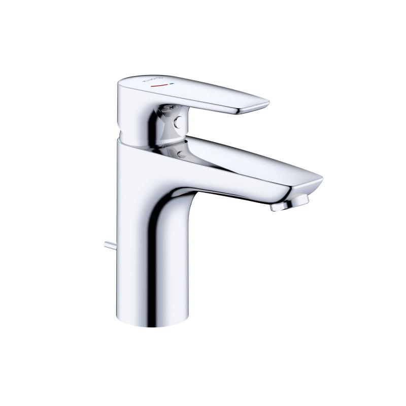 Смеситель для раковины Kludi Pure&Solid с донным клапаном хром 342930575WR4