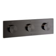 Термостат для душу Kludi Pushtronic вбудований електронний збройова сталь PVD 38300N200