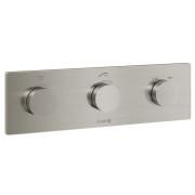 Термостат для душу Kludi Pushtronic вбудований електронний брошурований нікель PVD 38300N500