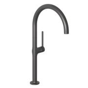 Смеситель для кухни Kludi Reef однорычажный глубокий черный матовый 508036675