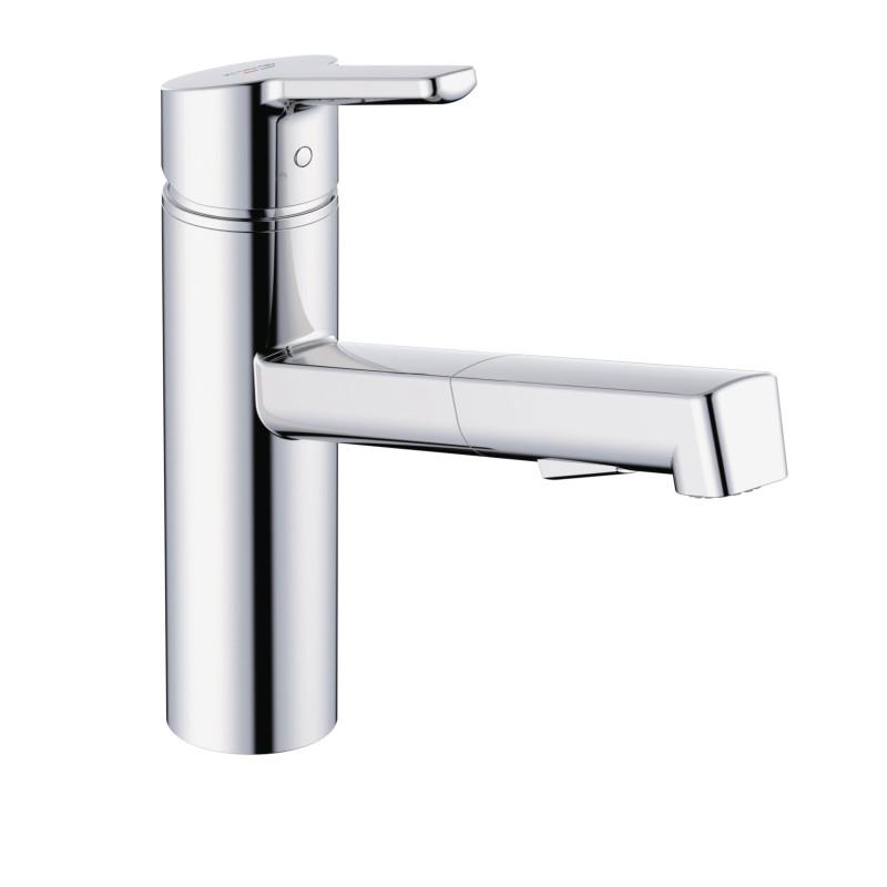 Смеситель для кухни Kludi M3 однорычажный с выдвижной лейкой хром 585810575