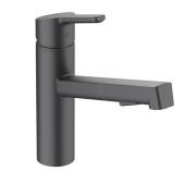 Смеситель для кухни Kludi M3 однорычажный с выдвижной лейкой черный матовый 585813975