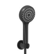 Ручной душ на держателе Kludi Dive S 1-режимный черный матовый 688503900