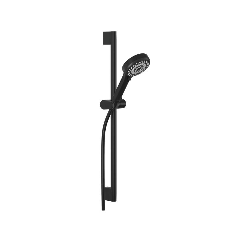 Ручний душ на штанзі Kludi Dive S 1-режимний чорний матовий 686103900