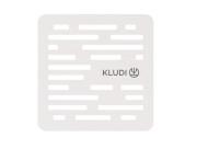 Декоративні грати для душового піддону Kludi Terra 124х124 мм білий матовий 210945300