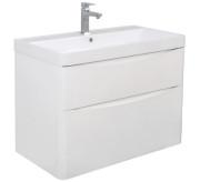 Тумба подвесная Aqua Rodos Америна 90 см с раковиной Deep МДФ белый АР000057446