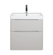 Тумба подвесная Aqua Rodos Америна 60 см с раковиной Deep МДФ кашемир АР000134990