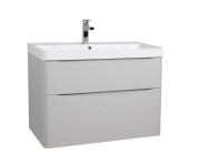 Тумба подвесная Aqua Rodos Америна 90 см с раковиной Deep МДФ кашемир АР000134994