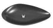 Раковина для ванной Аквародос Olive 74х38,5 см керамика черный матовый АР000040731
