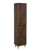 Пенал для ванної кімнати Аквародос Акцент підлоговий/підвісний 40х29,5х169,8 см з кошиком ДСП/МДФ каштан АР000000847