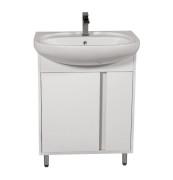 Тумба напольная Аквародос Терра 65 см с раковиной Нова ДСП/МДФ белый АР000032724