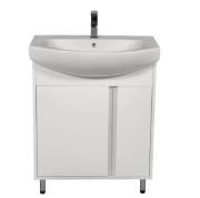 Тумба підлогова Аквародос Терра 70 см із раковиною Руна ДСП/МДФ білий АР000032725