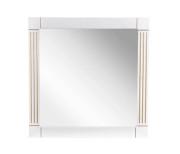 Зеркало для ванной комнаты Аквародос Роял 100 см массив ясеня белый патина золото АР000000798