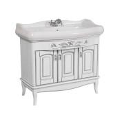 Тумба для підлоги Аквародос Мікела 100 см з раковиною Роял МДФ білий АР000040328