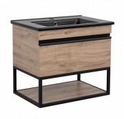 Тумба підвісна Аквародос Loft-Iron 65 см з раковиною Arte ДСП/МДФ севілья АР000082552