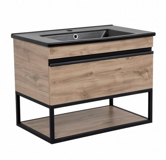 Тумба підвісна Аквародос Loft-Iron 75 см з раковиною Arte ДСП/МДФ севілья АР000082553