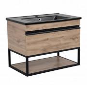 Тумба подвесная Аквародос Loft-Iron 75 см с раковиной Arte ДСП/МДФ севилья АР000082553