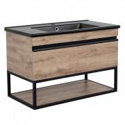 Тумба подвесная Аквародос Loft-Iron 85 см с раковиной Arte ДСП/МДФ севилья АР000082554