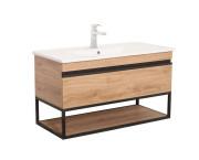 Тумба підвісна Аквародос Loft-Iron 100 см з раковиною Arte ДСП/МДФ Севілья АР000051849