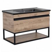 Тумба підвісна Аквародос Loft-Iron 100 см з раковиною Arte ДСП/МДФ севілья АР000082555